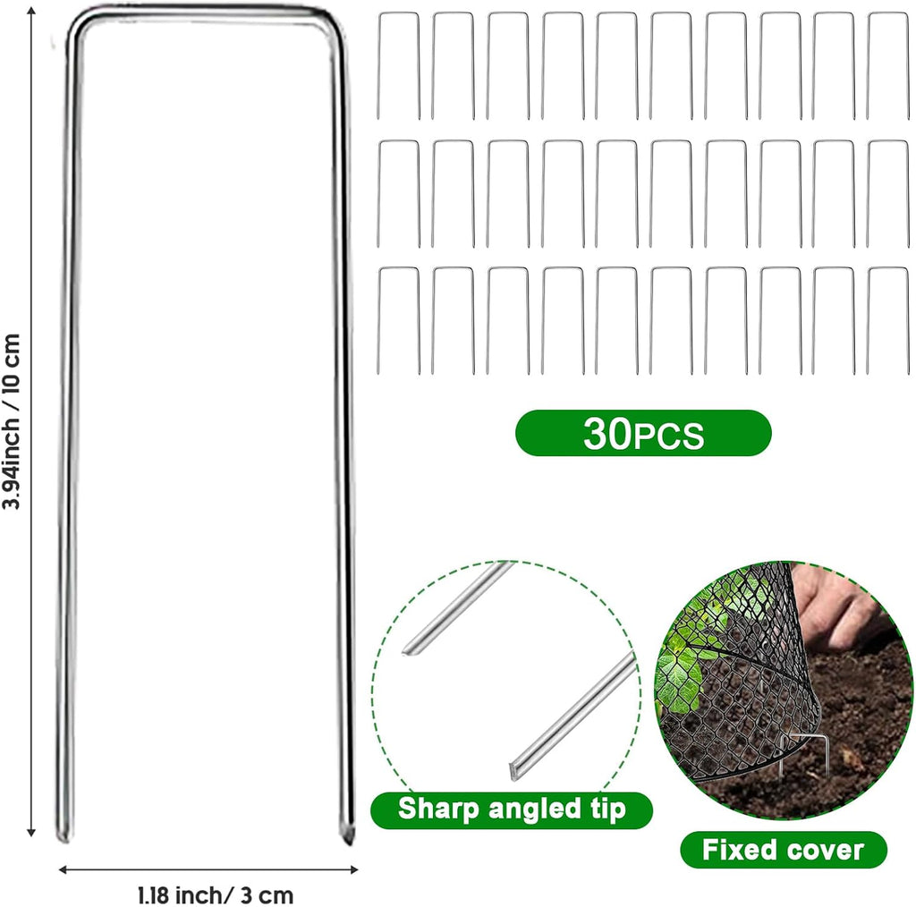Chicken Wire Cloche Plant Covers - 20 Pack Garden Plant Cloche Metal Heavy Duty Plant Protectors from Animals for