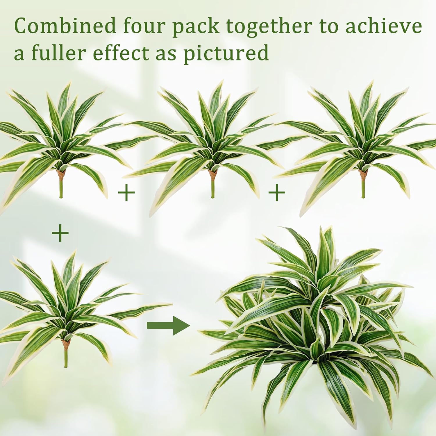 Fake Ferns,2 Planter 35in Outdoor Faux Plants UV Resistant,3D Real Touch Fake Plants Total 160 Blades,Weatherproof
