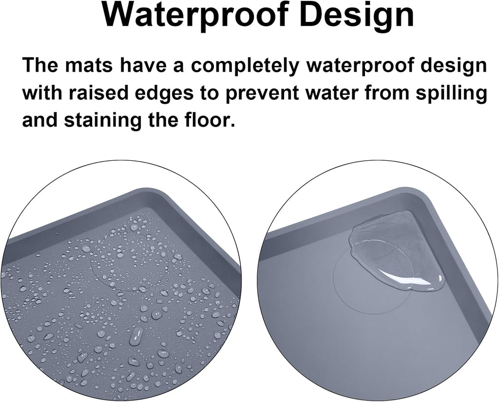 Silicone Waterproof Plant Mat for Indoor Plants & Hydroponic Systems | Non-slip waterproof silicone mat, easy to clean