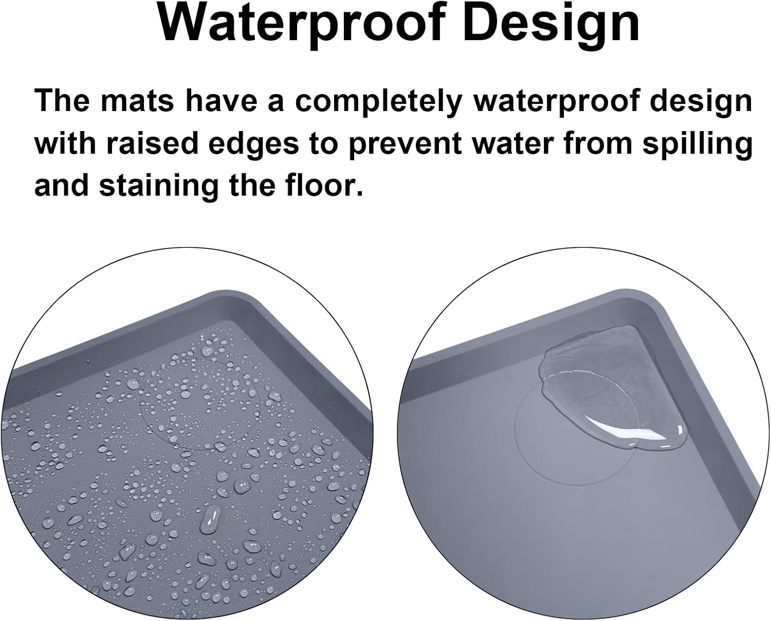 Silicone Waterproof Plant Mat for Indoor Plants & Hydroponic Systems | Non-slip waterproof silicone mat, easy to clean