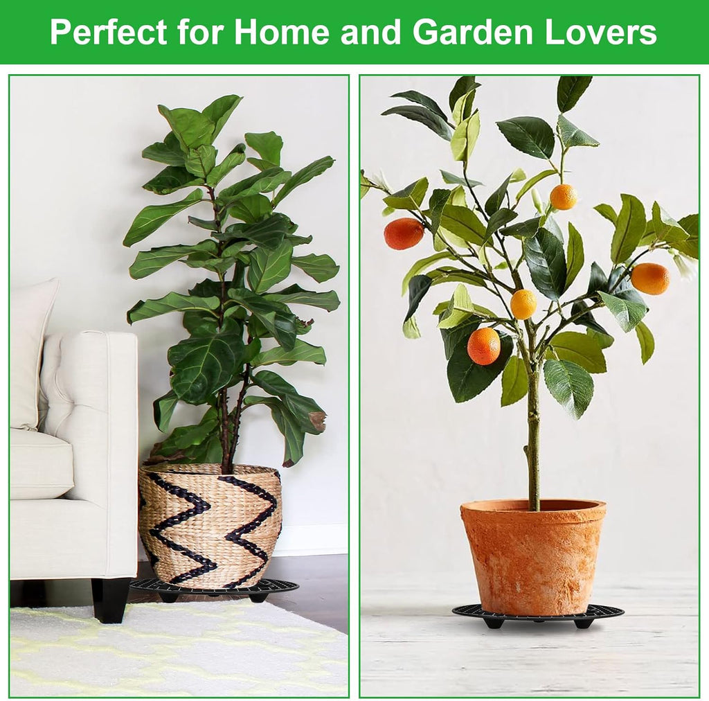 12 Pieces 12 Inch Plant Riser for Pots Indoor, Heavy Duty Plant Stands, Plant Level Pot Elevator for Indoor Outdoor