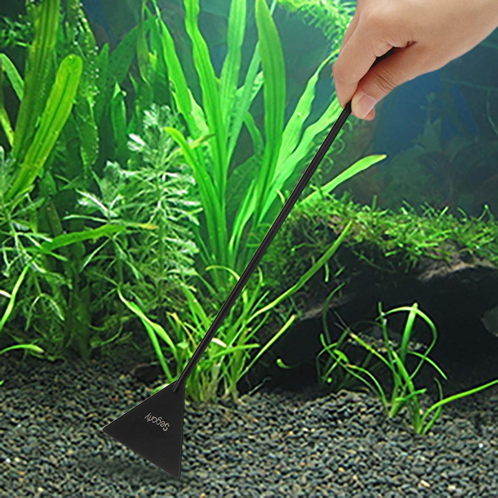 Segarty Aquarium Tools, 6 in 1 Stainless Steel Aquatic Plant Tweezers Scissor Spatula for Planted Freshwater Aquarium