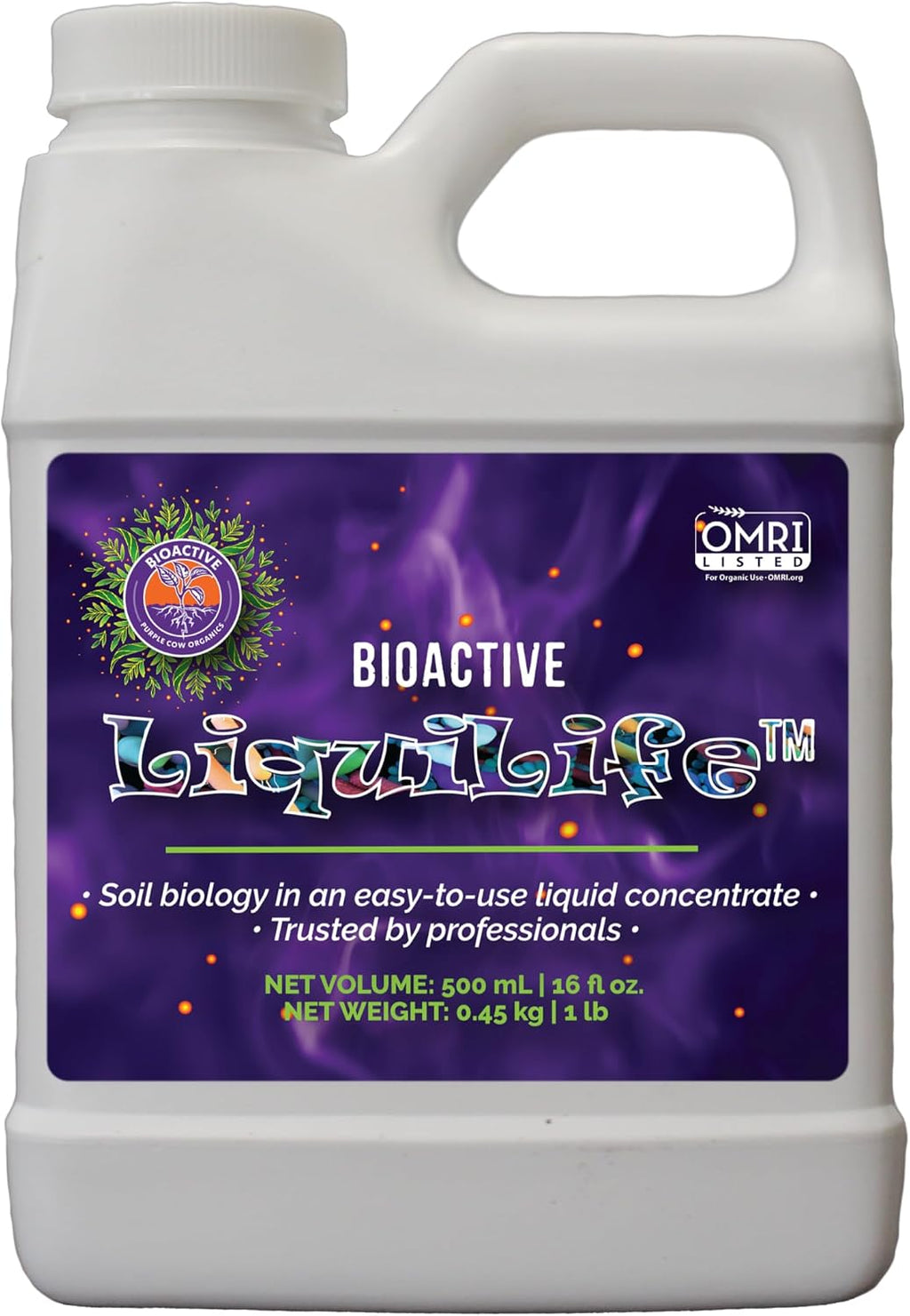 Purple Cow Organics Liquid Biology Bundle Concentrate - Indoor/Outdoor, Plant Growth Stimulator, Soil Conditioner