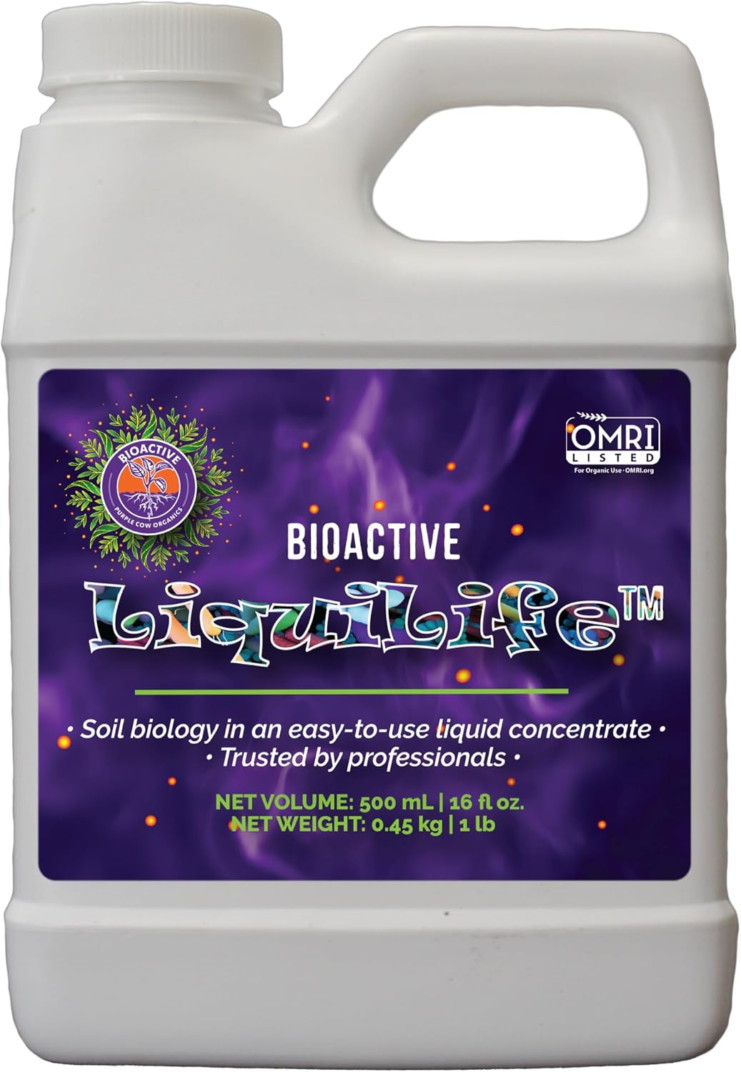 Purple Cow Organics Liquid Biology Bundle Concentrate - Indoor/Outdoor, Plant Growth Stimulator, Soil Conditioner
