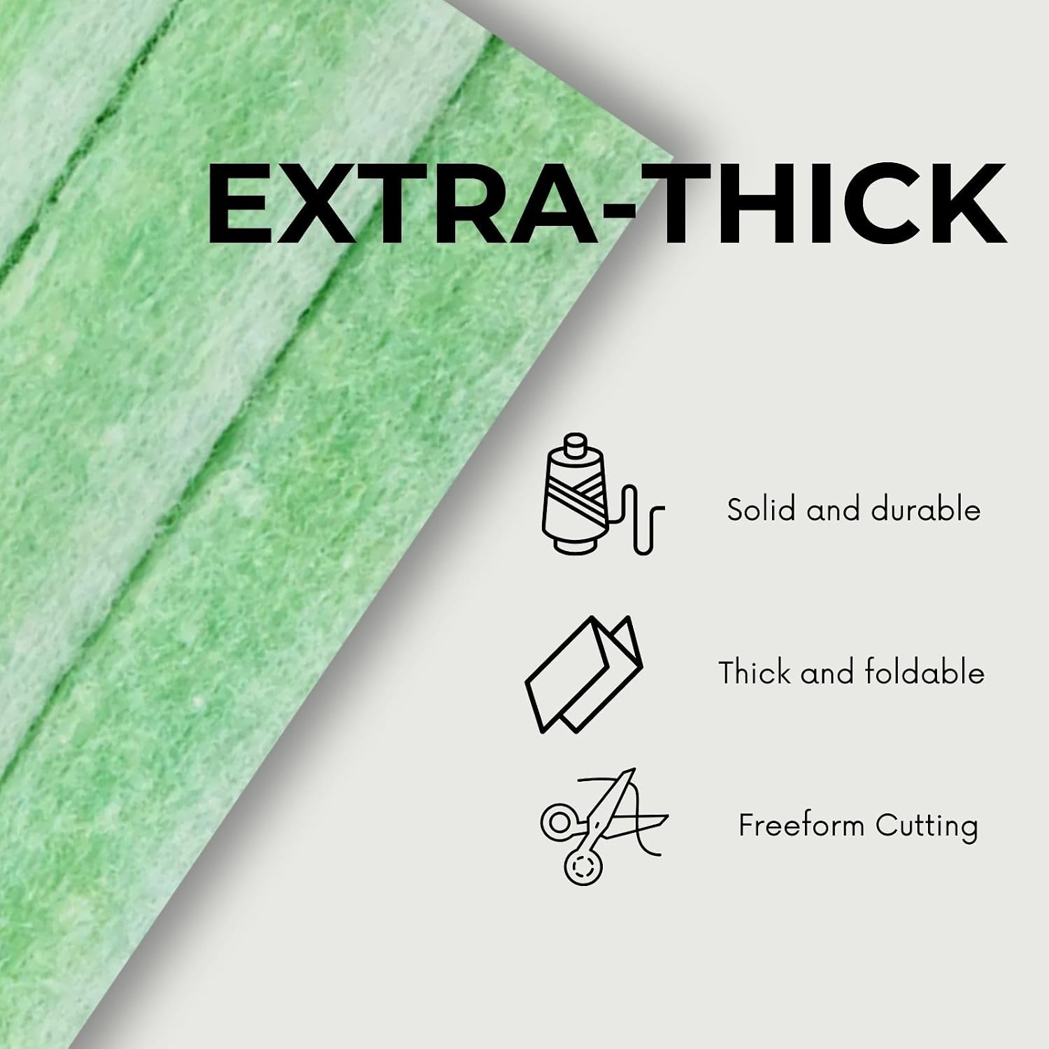 3Pcs(47.2" x 11.8") Extra-Thick Planter Insert – Lightweight Plant Pot Filler, Cut-to-Fit Root Protection Pad, Helps