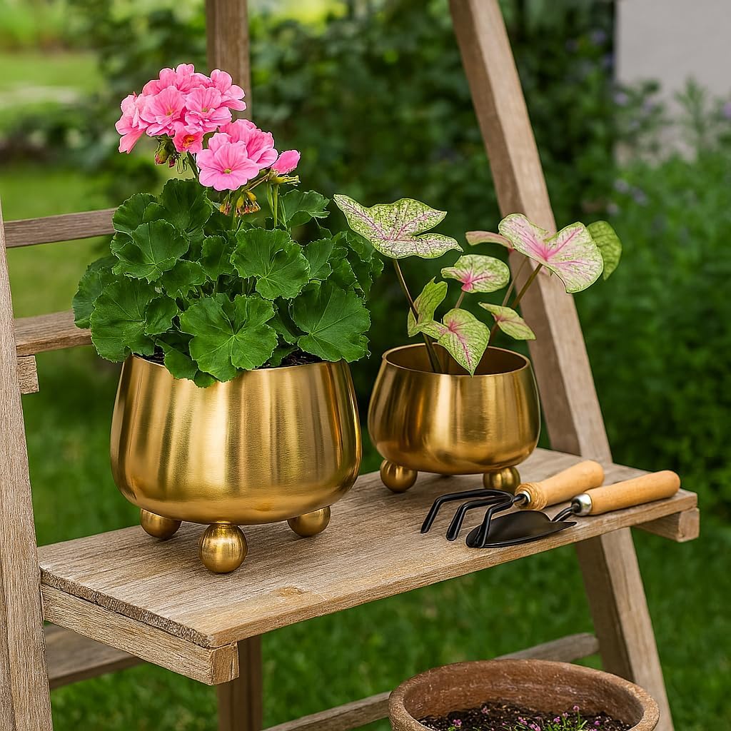 Flower Pots and Planters for Home Decor – Modern Plant Pots for Indoor and Outdoor Succulents, Herbs, and Ferns – Pots