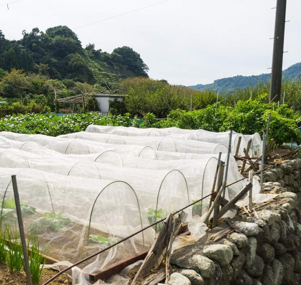 Garden Netting Pest Barrier: 10'x50' Fine Bug Insect Net | for Protection Row Cover Raised Bed Screen Mesh Greenhouse