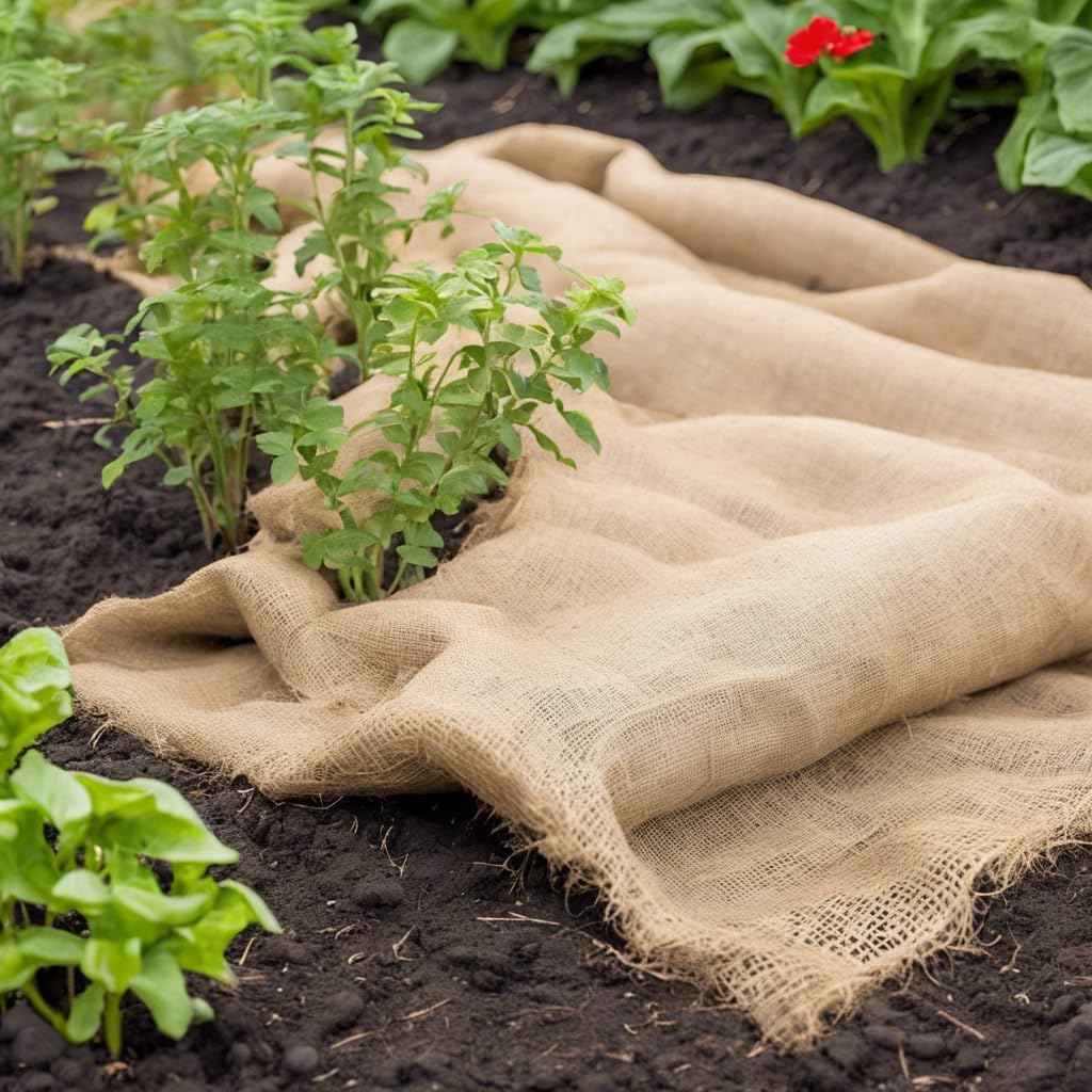40 inches Wide x 24 feet Long Burlap Roll - Premium Jute Liner | Heavy Duty (7 oz) | Frost Guard Seed Cover for