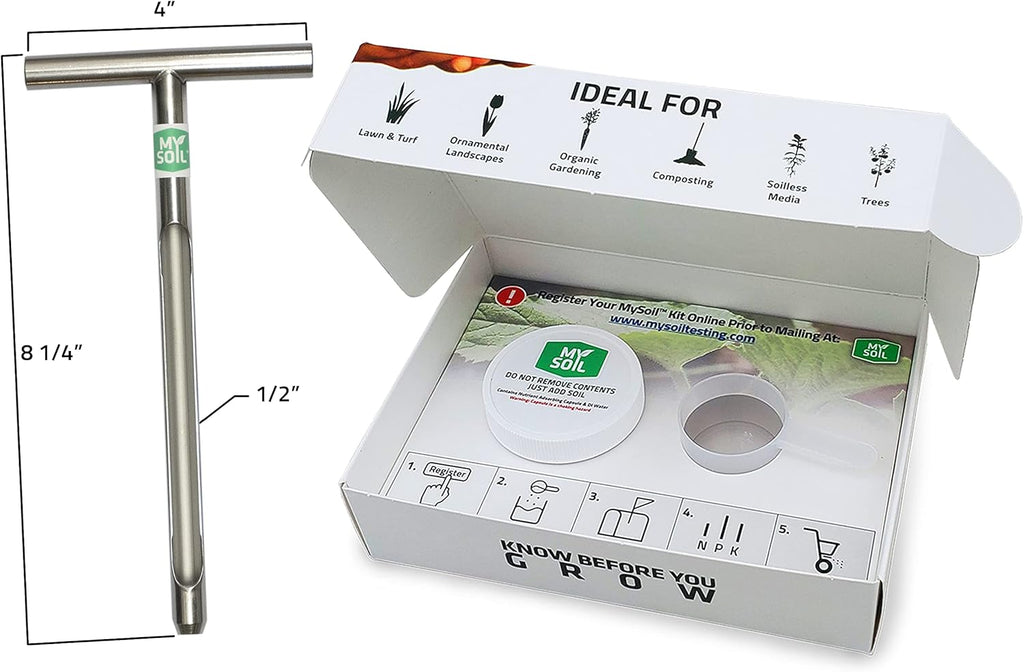 MySoil Test Kit PRO Pack, Unlock Your Lawn & Garden Potential, Complete & Accurate Nutrient and pH Analysis with