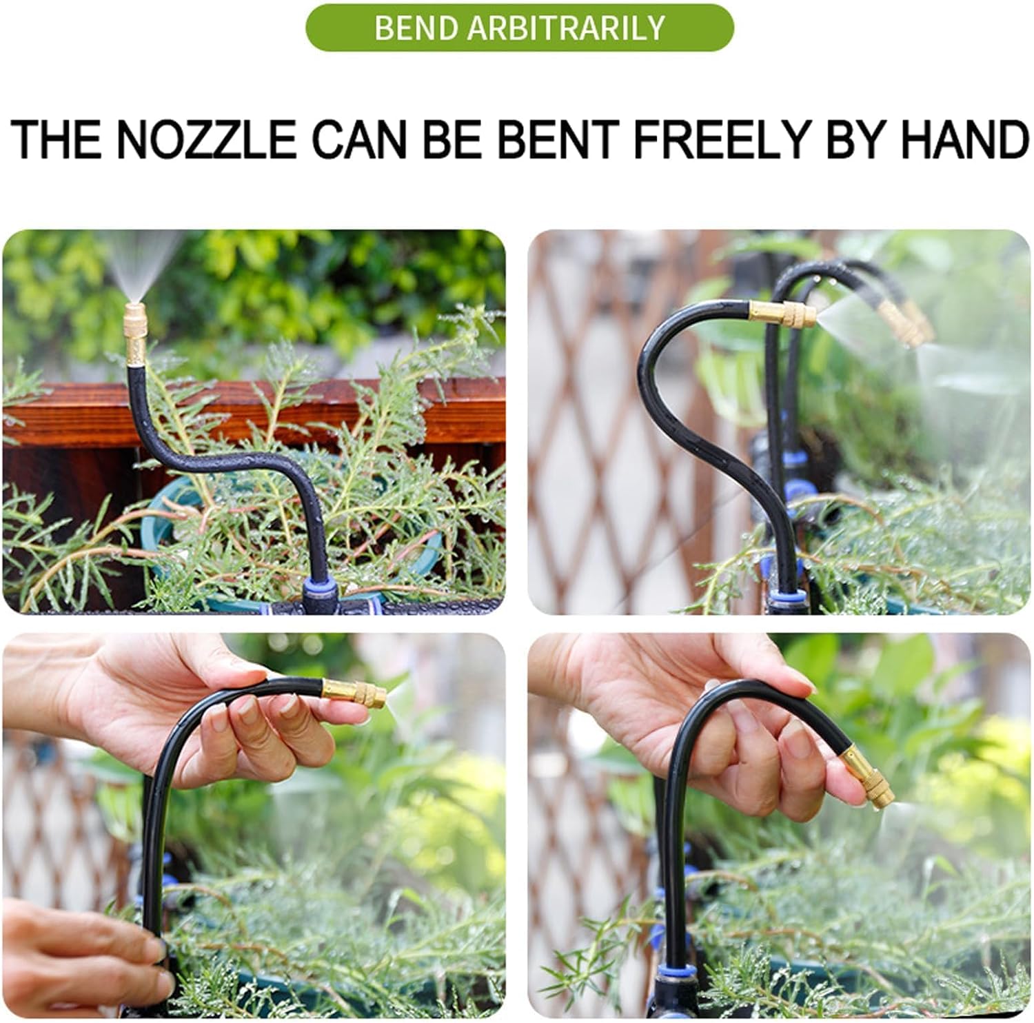 360° Adjustable Drip Irrigation System for Garden,Automatic Watering System | 12mm Large-Diameter Tubing,High-Flow