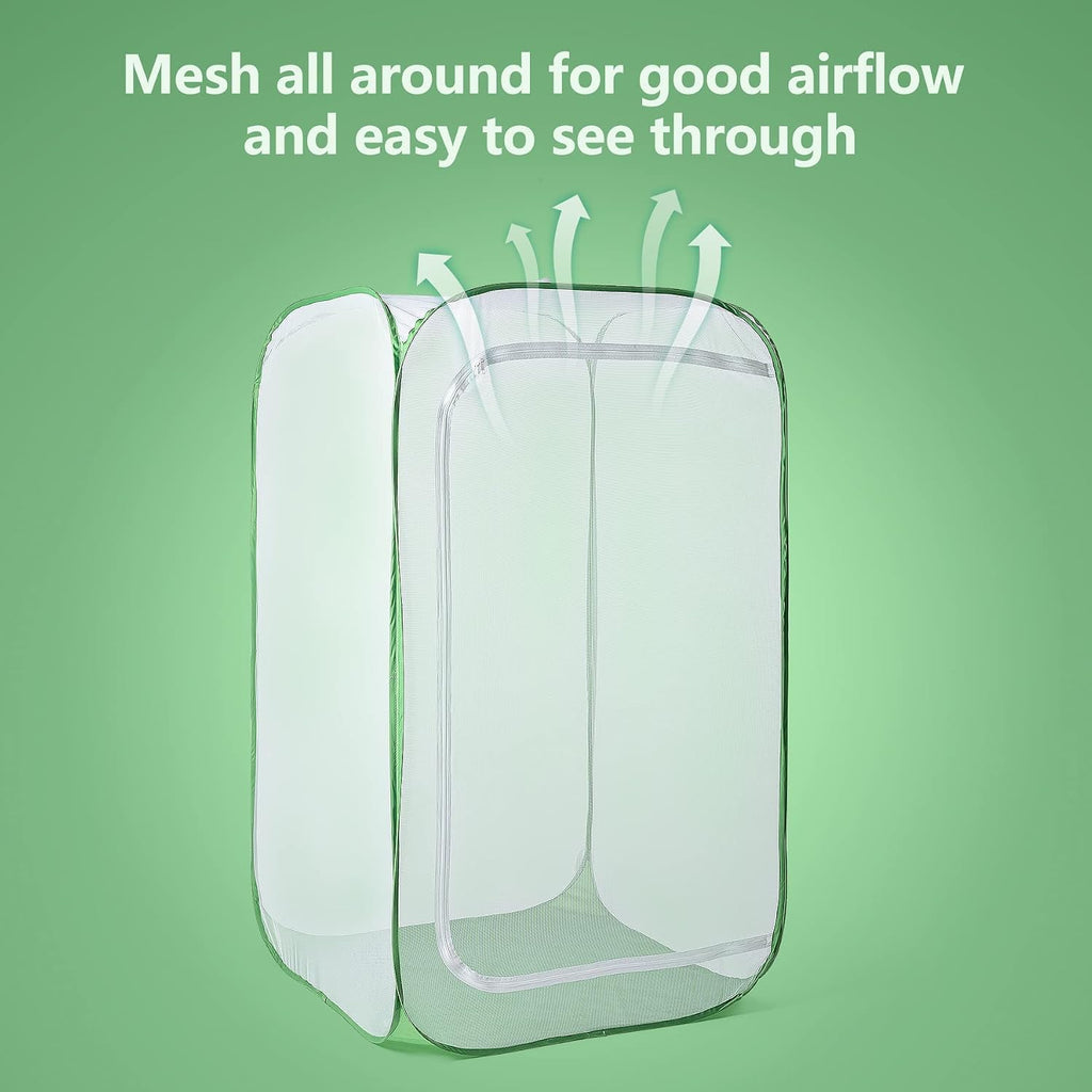 36" Outdoor Mesh Plant Enclosure, Plant Cover for Pests, Bird and Pest Protection Guard for Fruit, Vegetables, Flowers