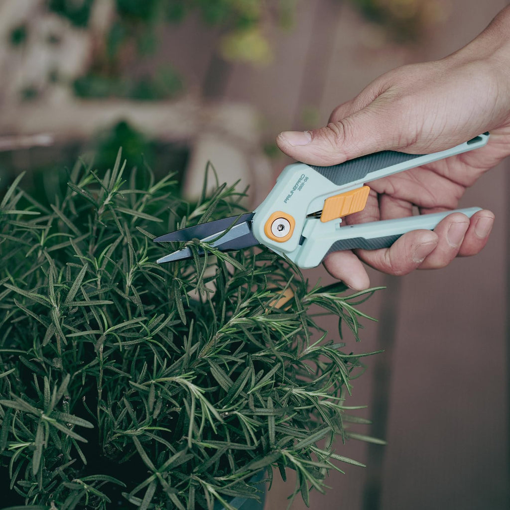 PrunePro Garden Scissors Pruning Shears Sharp Stainless Steel Non-Stick Teflon Coating Blade for Precise Cuts Garden