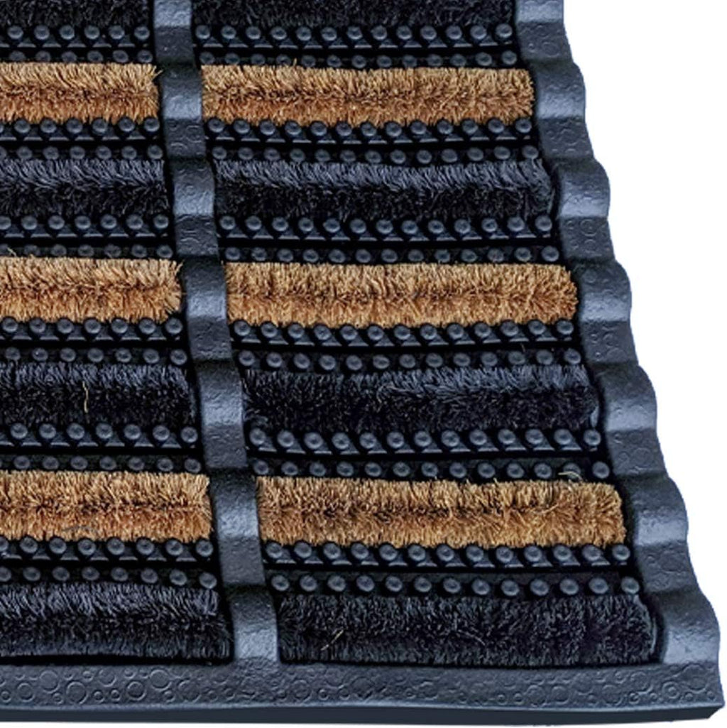 FOOTMATTERS Ninamar Mud Scrubber Tray Mat - 29.5 x 17.5 inch