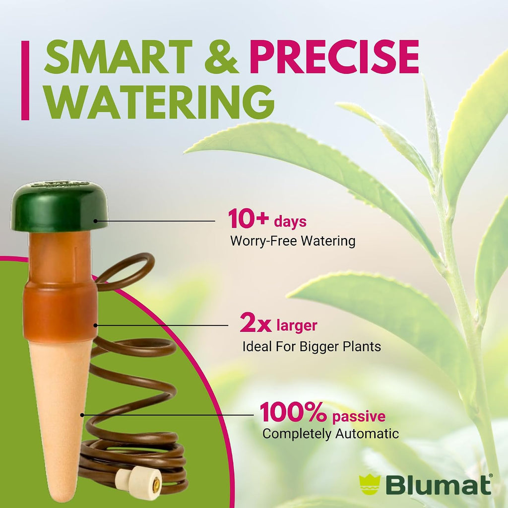 Blumat Plant Watering Devices | Classic XL Self Watering Planter Insert | Automatic Drip Plant Watering Stakes for Pots