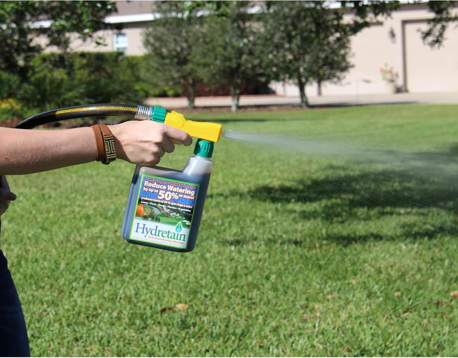 Hydretain Root Zone Moisture Manager — Converts Soil Moisture to Plant-Usable Water for Drought Protection — Reduce