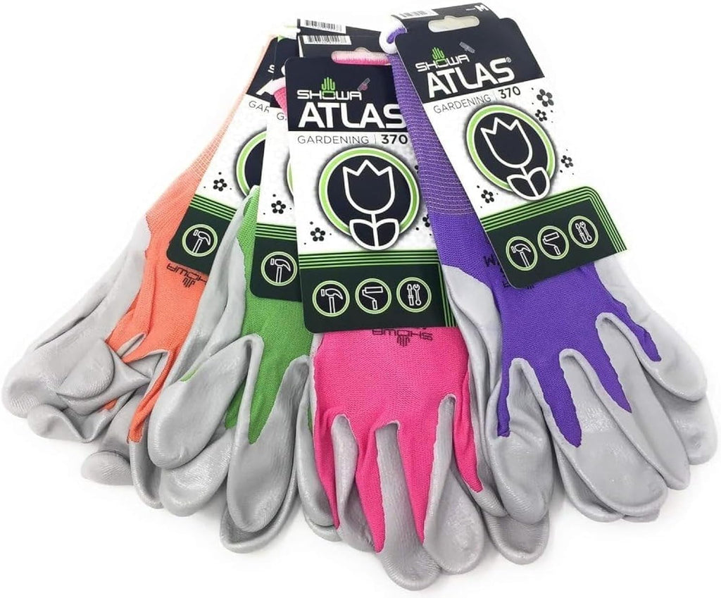 Women's Nitrile Gloves NT370 (4 Pack) Garden Gloves for Women Woman Gardeing working yardwork DIY