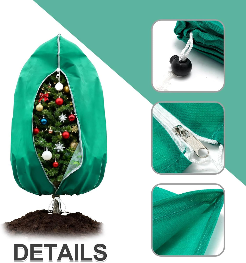 2 PCS 47.2 x 70.8 Inches Plant Covers Freeze Protection, 2.2oz/yd² Frost Cloth for Outdoor Plants with