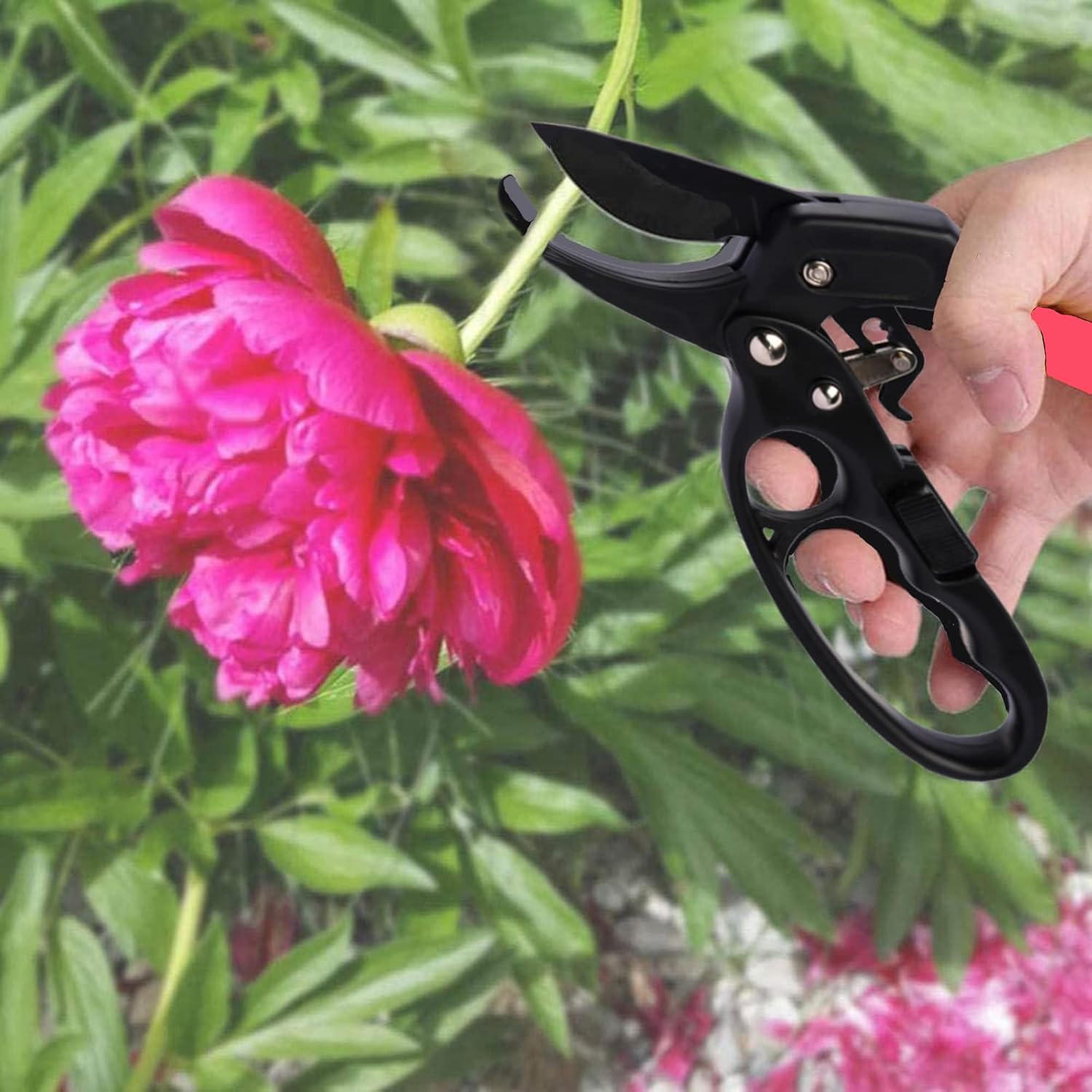 Premium pruning shears for gardening, Work 3 times easier, Pruners heady duty, Sharp garden clippers cuting florist