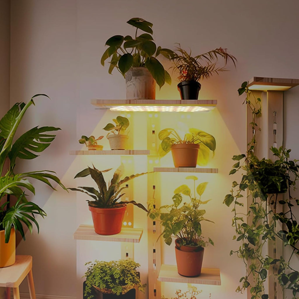 Grow Light,40W Ultra-Thin Panel Grow Lights for Indoor Plants,316LEDs Full Spectrum Grow Lights for Under Cabinet