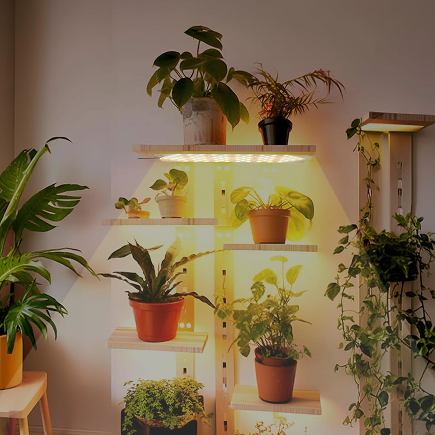 Grow Light,40W Ultra-Thin Panel Grow Lights for Indoor Plants,316LEDs Full Spectrum Grow Lights for Under Cabinet