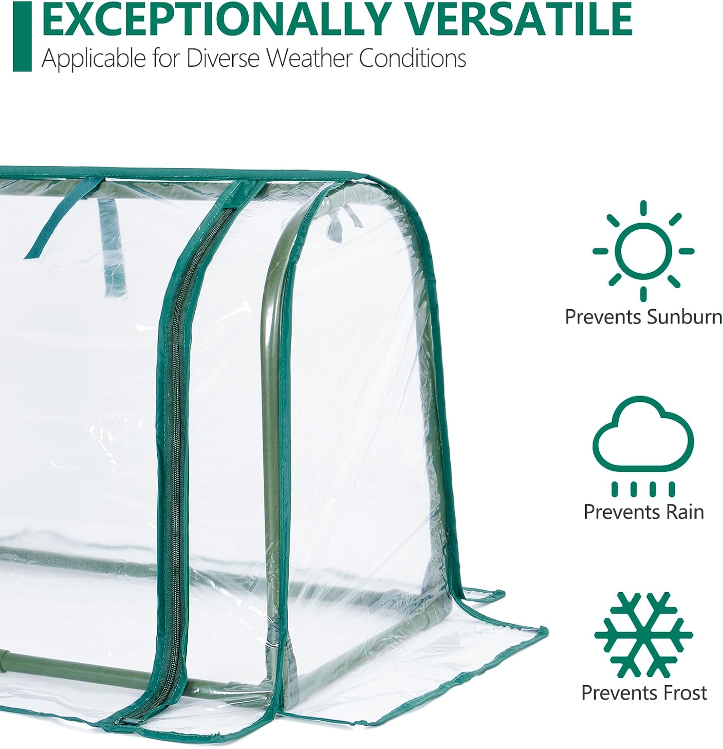 Mini Indoor Greenhouse Tabletop Garden Nursery Plant Cover Tent Humidity Domes for Home Gardening Germination and