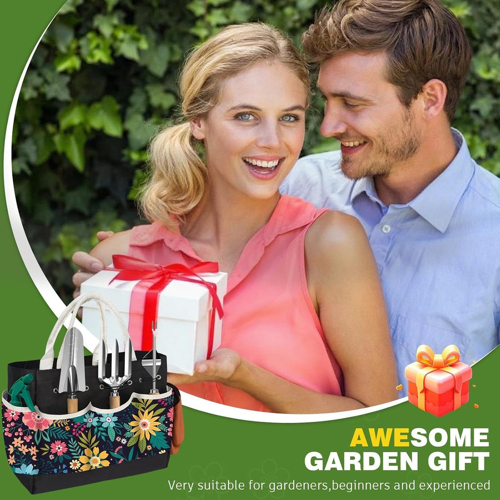 22Pcs Gardening Tools Set for Women Heavy Duty Garden Hand Tool Kit Birthday Gifts for Mom Her Wife Grandma Beginner