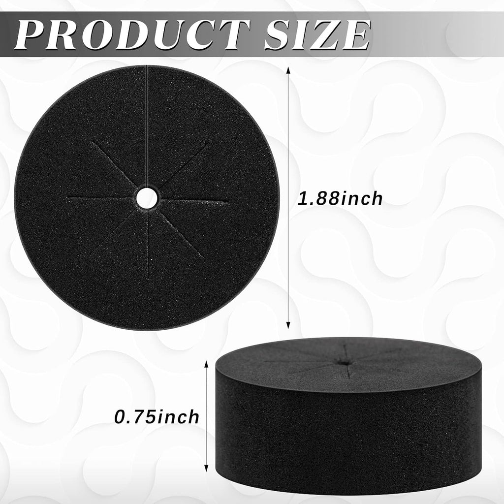 Lallisa 240 Pcs Clone Collars 2 Inch Foam Inserts for Hydroponic Cloning Machines Fits 2" Net Pots Reusable Collars for