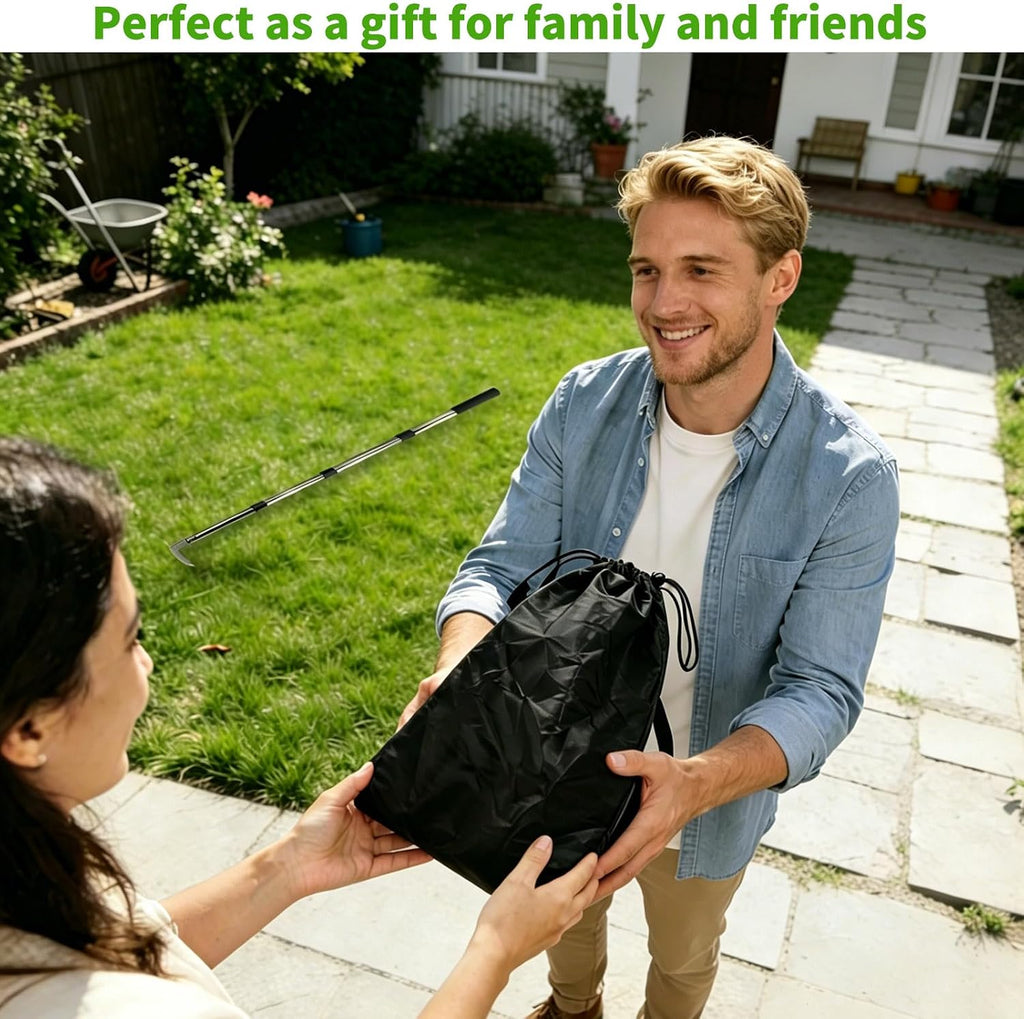 Weed Puller Crack Long Handle, Adjustable for Stand Up Height Garden Tools Patio Sidewalk Driveway