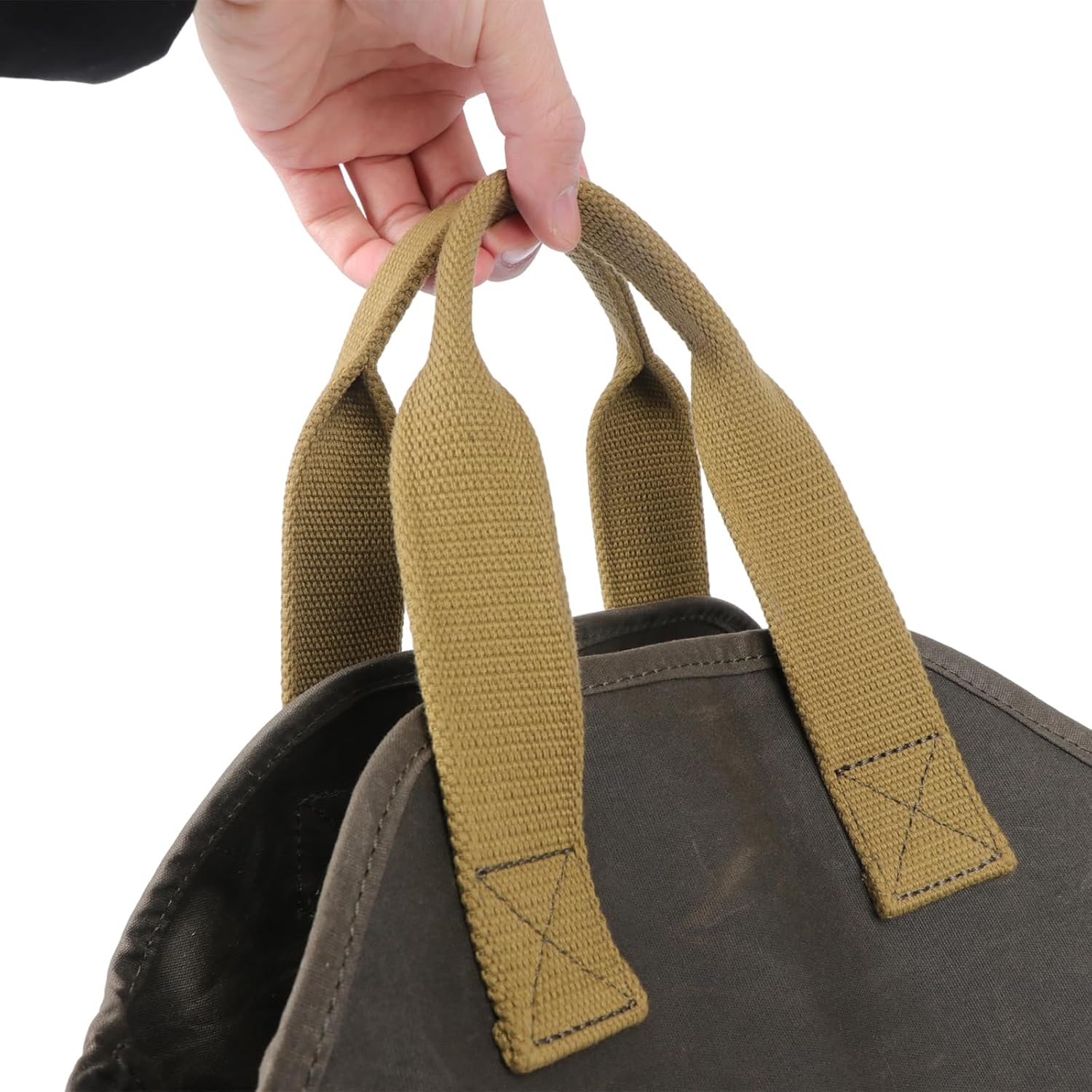 Waxed Canvas Garden Tool Bag Heavy Duty Yard Storage Florist Tote Organizer | Multipurpose, Waterproof Work Caddy