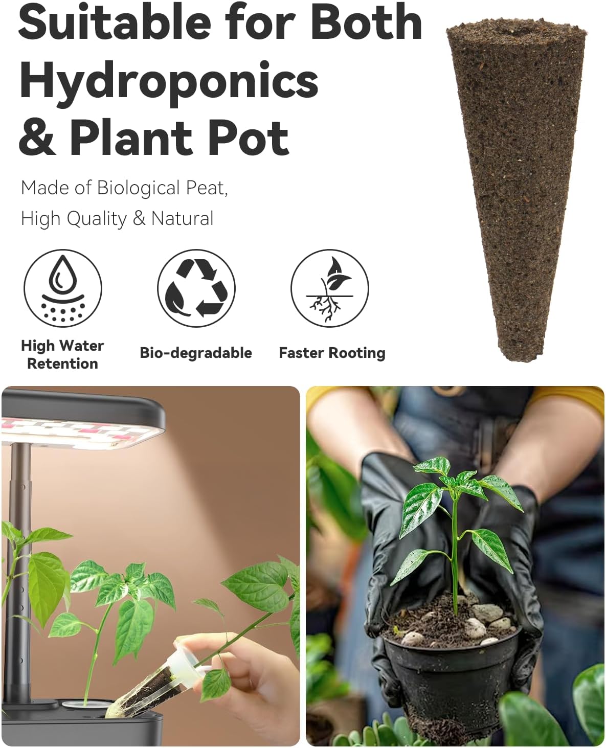 LYKOCLEAN Vegetable & Salad Green Seed Pod Kit for Aerogarden, (16 Pods) Ahopegarden, iDOO – Non-GMO American Fast