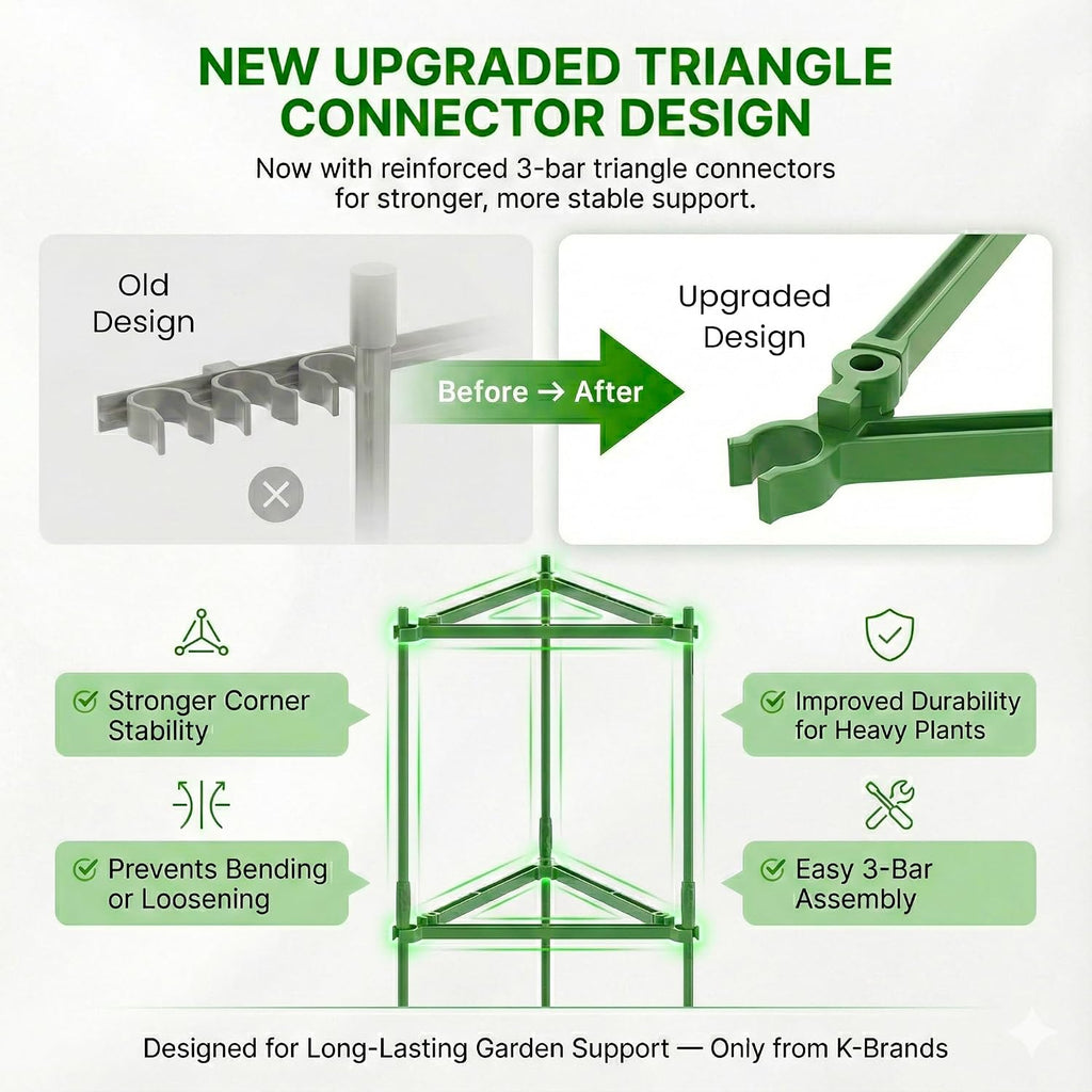 Tomato Cage - Large Trellis Stakes and Plant Support Structures for Vegetables and Climbing Plants - Tall Tomato Cages