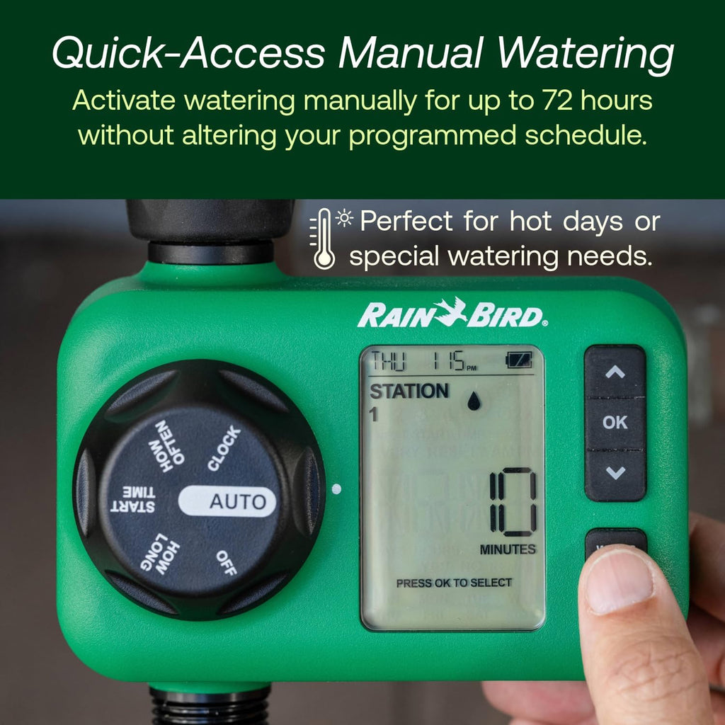 Rain Bird HET200 Electronic Digital Hose End Timer, 3/4"