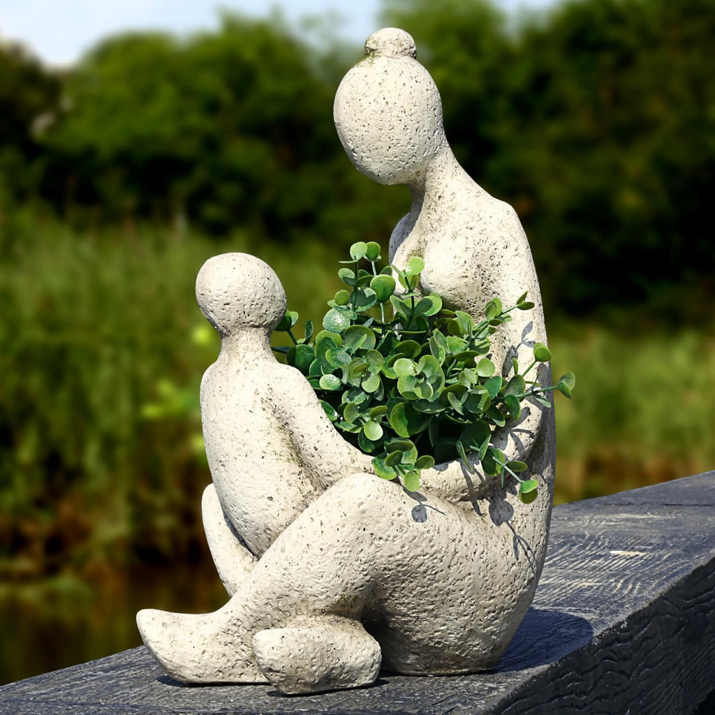 Unique Planters for Indoor Outdoor Plants Head Face Planter Pot Large Succulent Planters Flower Vase with Drainage Hole
