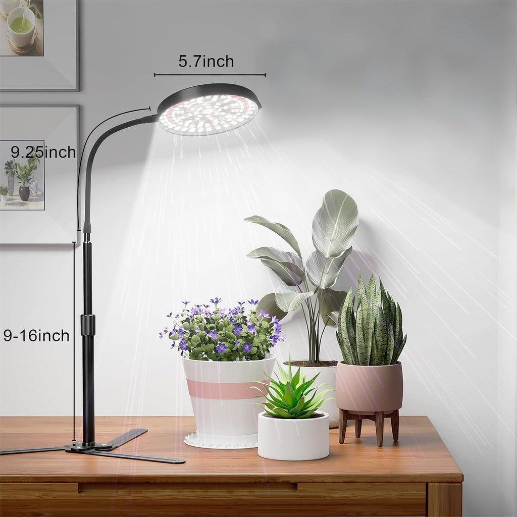 Grow Light for Plants Indoor Growing,Height 10-32'' with Dimming & Timer | 6000K Full Spectrum Plant Growing Lamp with
