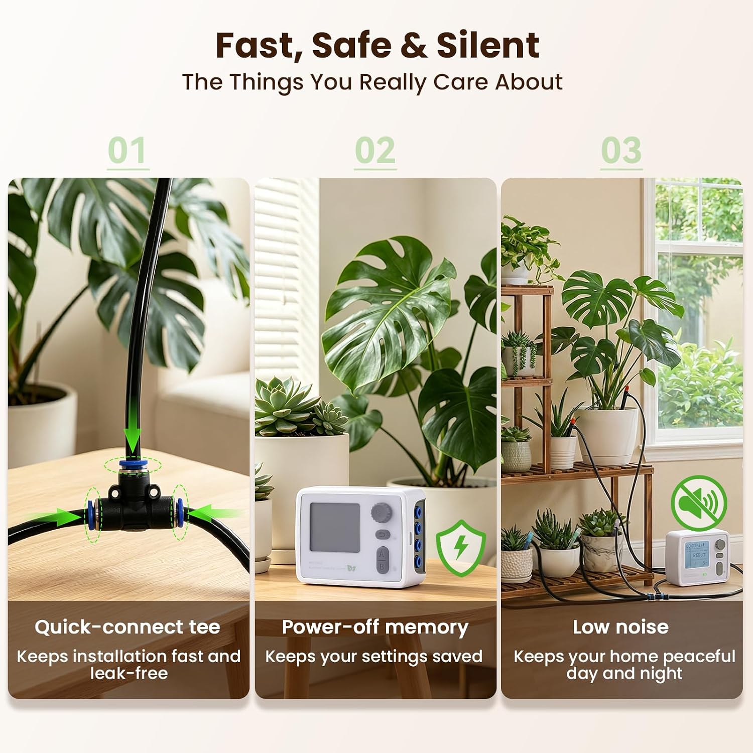Dual Pump Indoor Plant Watering System for 20 Potted Plants | Dual Zoned Custom Watering, Upgraded 2-in-1 Spray & Drip