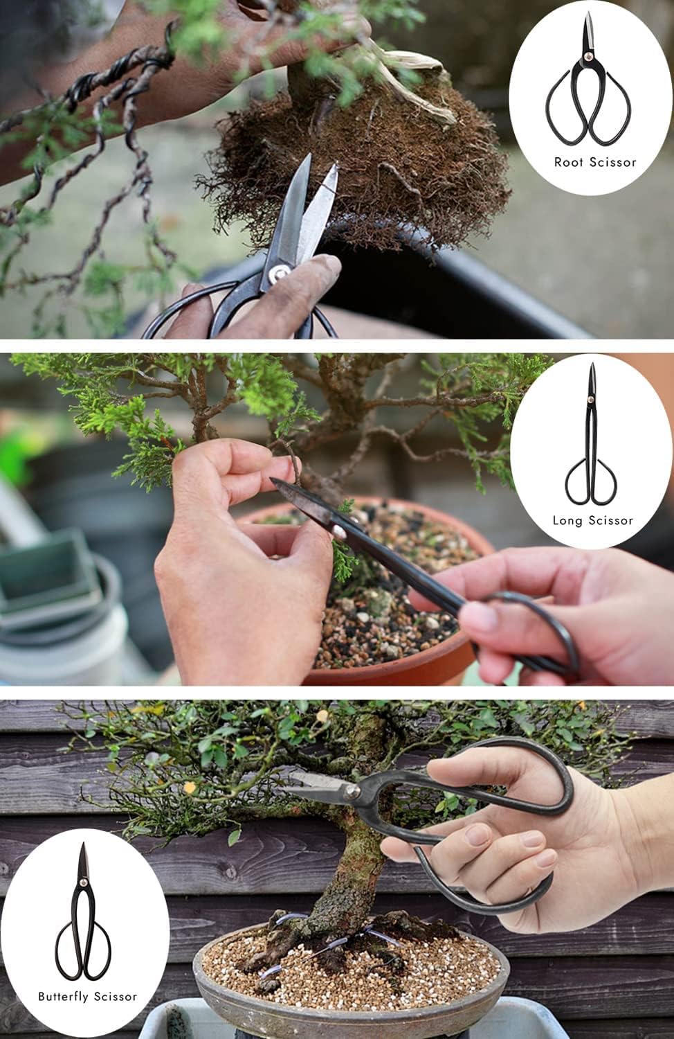 Bonsai Tree Tools Kit, 22 PCs Bonsai Tools Set High Carbon Steel Trimming Tools Set Include Pruning Shears, Cutters