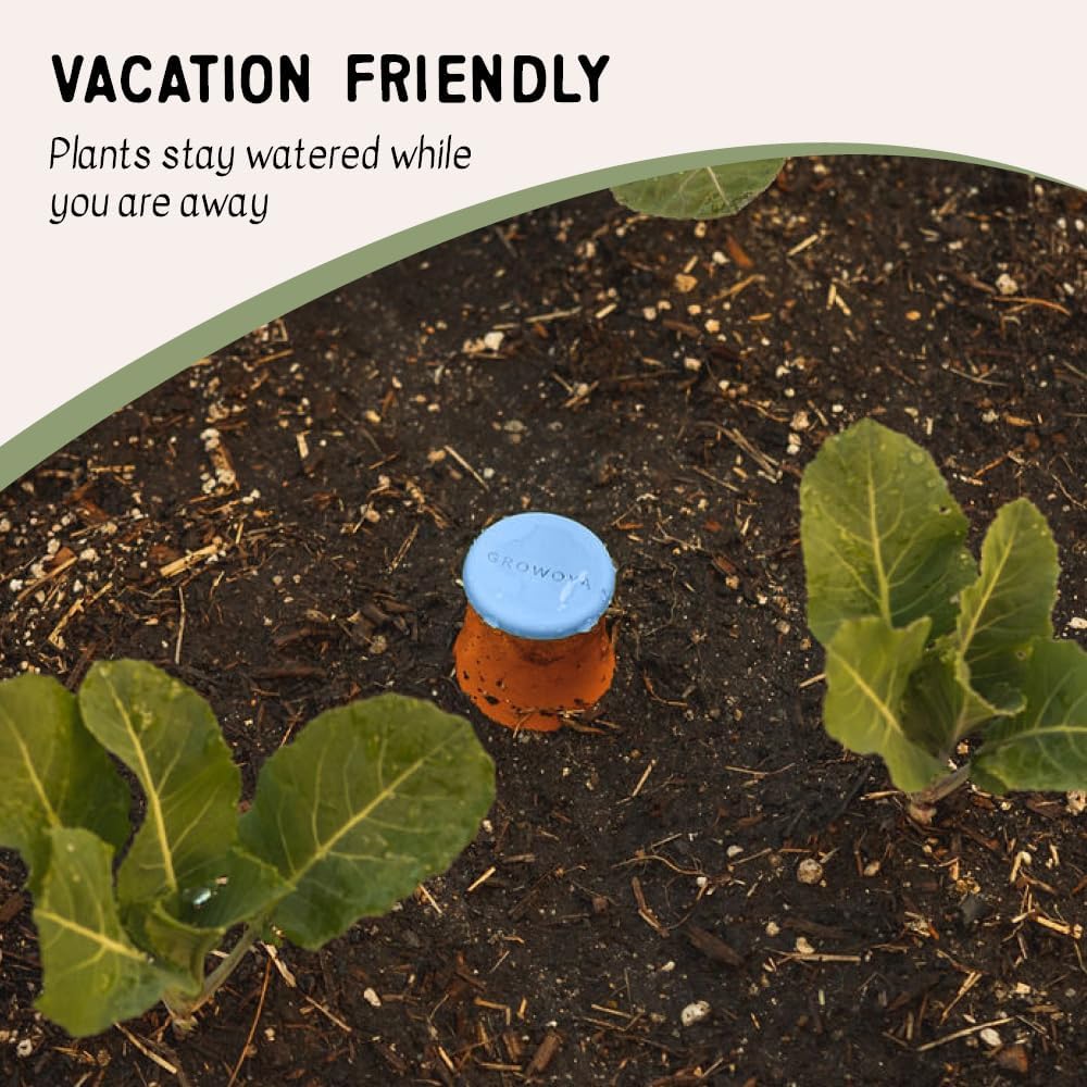 Medium OYA Irrigation Pot for Garden Bed, Raised Planters and Grow Bags | Self Watering Pots with an Olla Watering