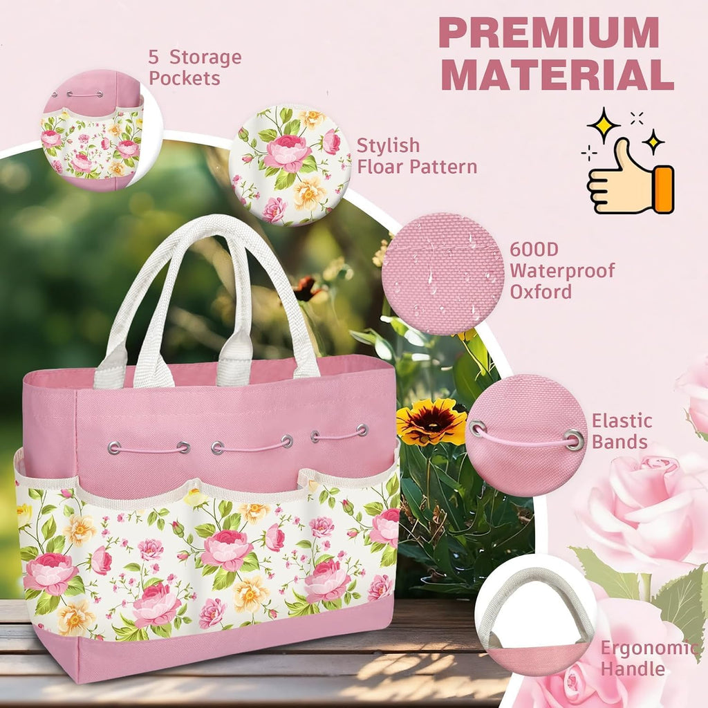 22PCS Garden Tools Set for Women,Birthday Gifts for Mom Wife Grandma,Heavy Duty Hand Tool Kit Gardening Supplies