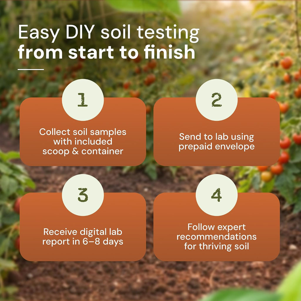 Soil Genie Test Kit Professional pH & Nutrient Testing | pH & Nutrient Testing Kit for Fruits, Vegetables & Flowers