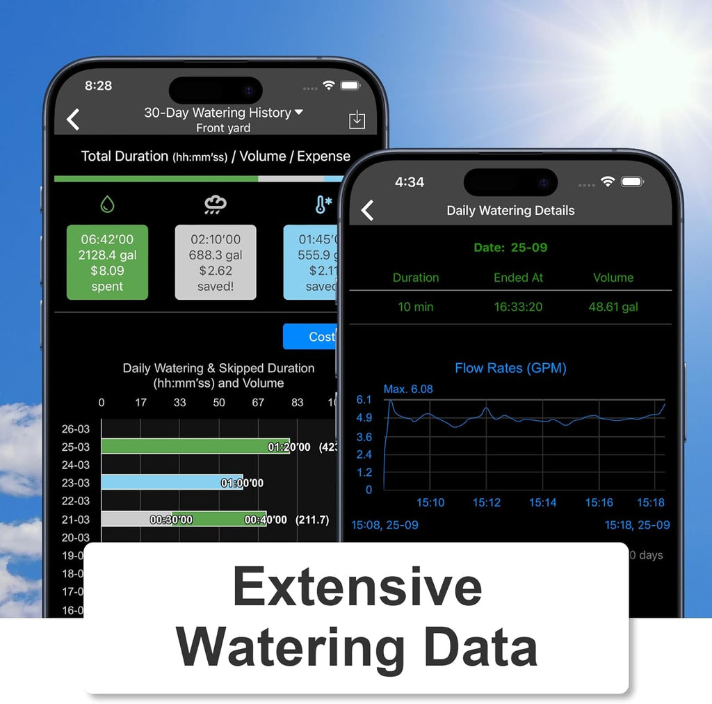 LinkTap G2S Smart Water Timer (Requires Gateway), Weather Adaptive | App-Controlled Irrigation, Intelligent Fault