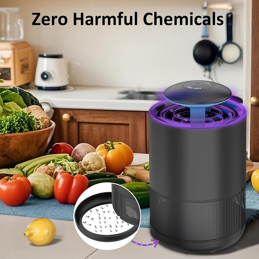 CXRUY Indoor Insect Trap - Fly Traps Catcher for Mosquito, Fruit Flies, Gnat, Moth, Fly Killer Bug Trap with UV Light