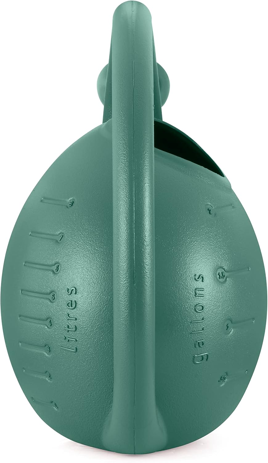 2-Gallon Premium Plastic Rosette Watering Can - The HC Companies 11"x21"x13.75" in Evergreen Color