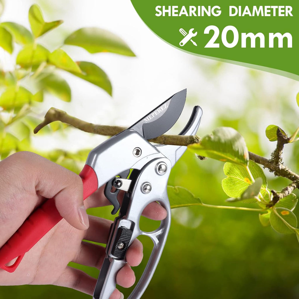 Premium pruning shears for gardening, Work 3 times easier, Pruners heady duty, Sharp garden clippers cuting florist