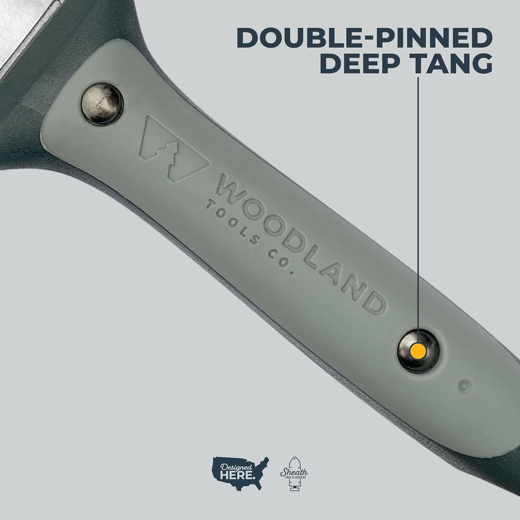 Heavy Duty Hori Hori Garden Knife - Stainless Steel Soil Knife with Serrated Edge, Depth Markings, and Ergonomic Grip