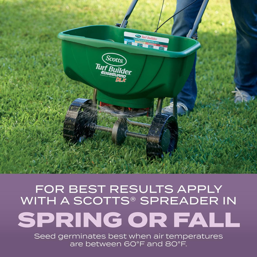 Scotts Turf Builder Grass Seed Perennial Ryegrass Mix, 5.6 lbs. | Combination Grass Seed, Lawn Fertilizer & Soil