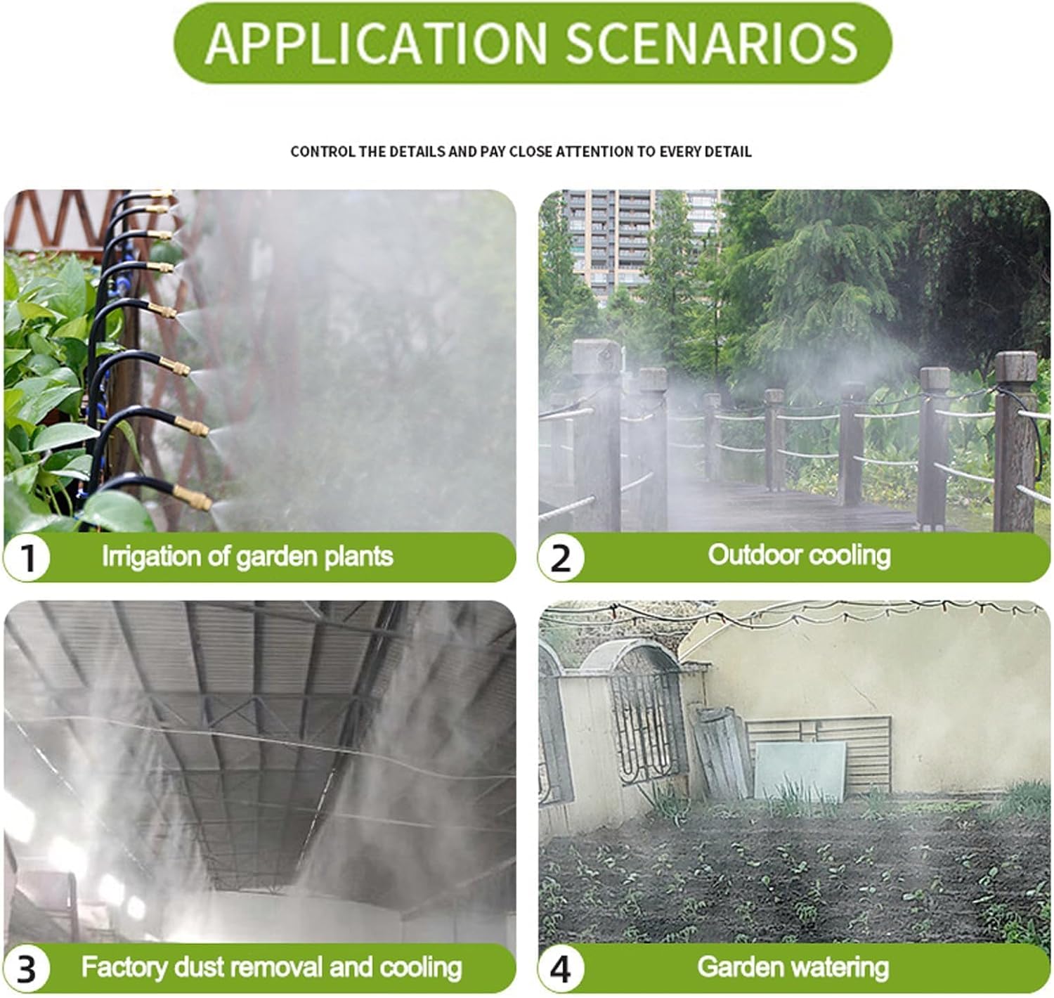 360° Adjustable Drip Irrigation System for Garden,Automatic Watering System | 12mm Large-Diameter Tubing,High-Flow