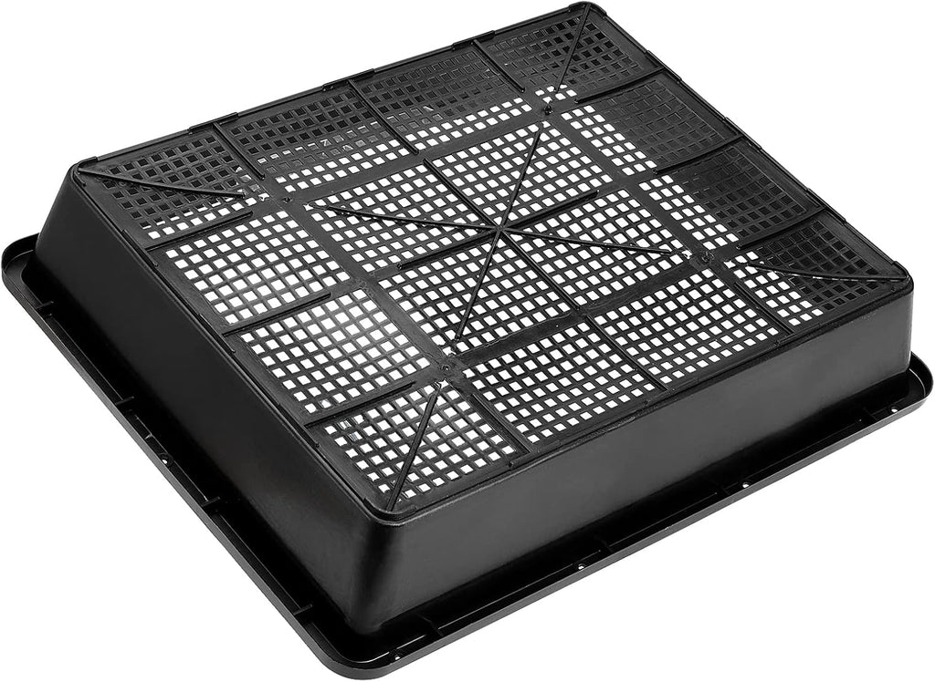 MOUYAT 14 Pack 15 x12 Inch Seed Starter Trays, Plastic Mesh Bottom Growing Trays, Plant Germination Trays for