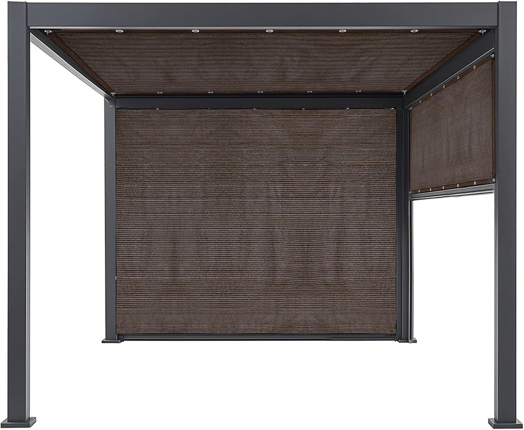 Fence Privacy Screen Balcony Sun Shade Cloth 6'6"x9'9" 80% Shade Fabric Outdoor Patio Screens Mesh Panels Apartments
