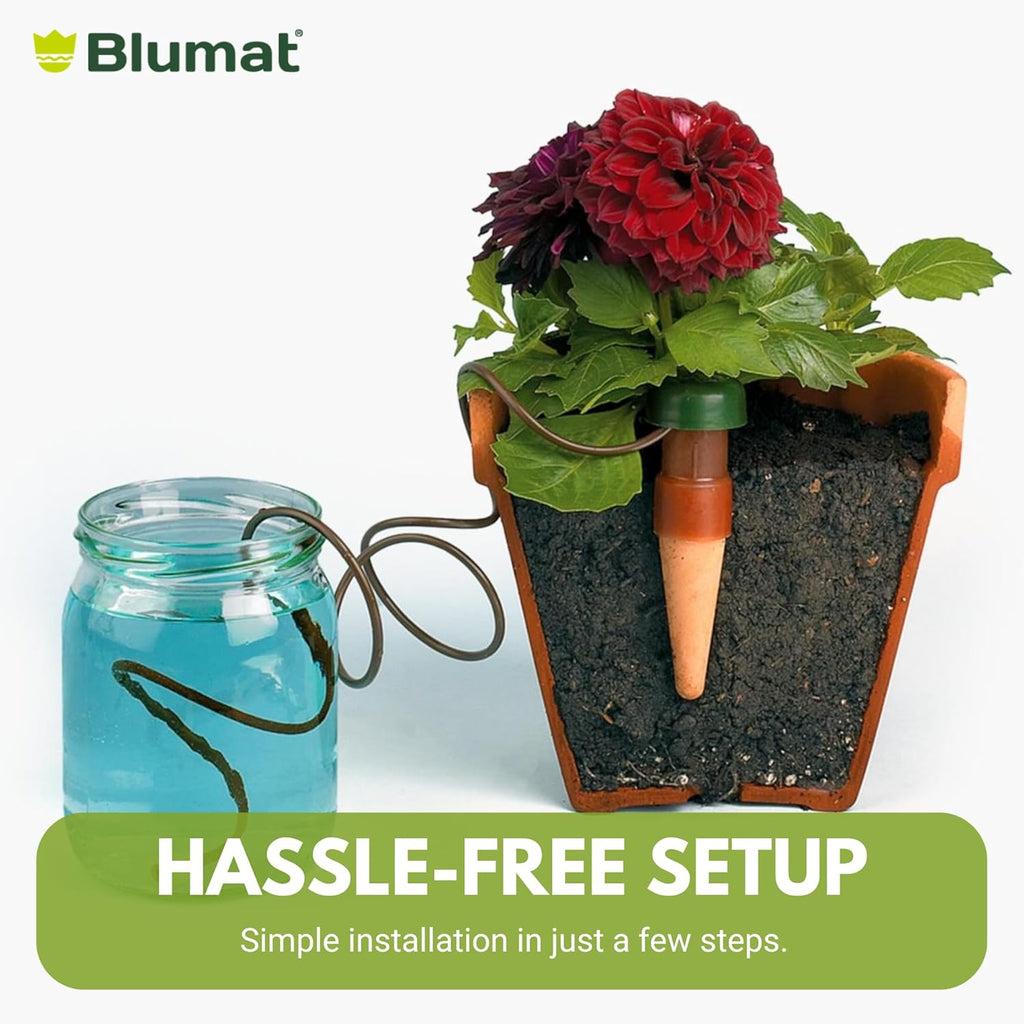 Blumat Plant Watering Devices | Classic XL Self Watering Planter Insert | Automatic Drip Plant Watering Stakes for Pots