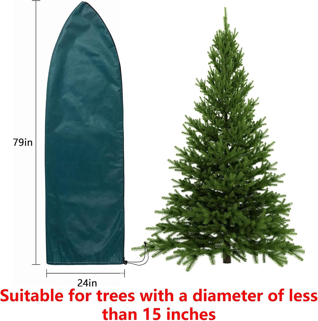 EBaokuup 2 Pcs Zip A Tree Plant Covers Freeze Protection,79" H x 24" W Frost Blankets for Outdoor Plants,Warm Plant